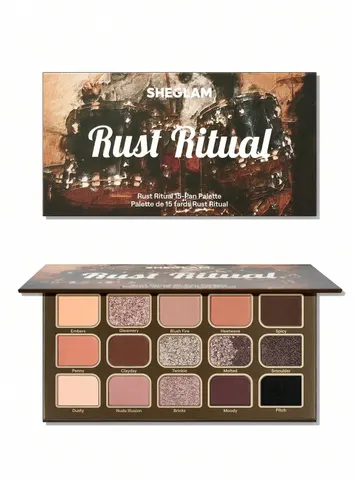پالت سایه شیگلم ۱۵ رنگ rust ritual